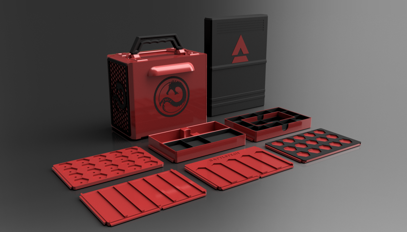 Battletech Tray Pack - .STL Digital Downlad