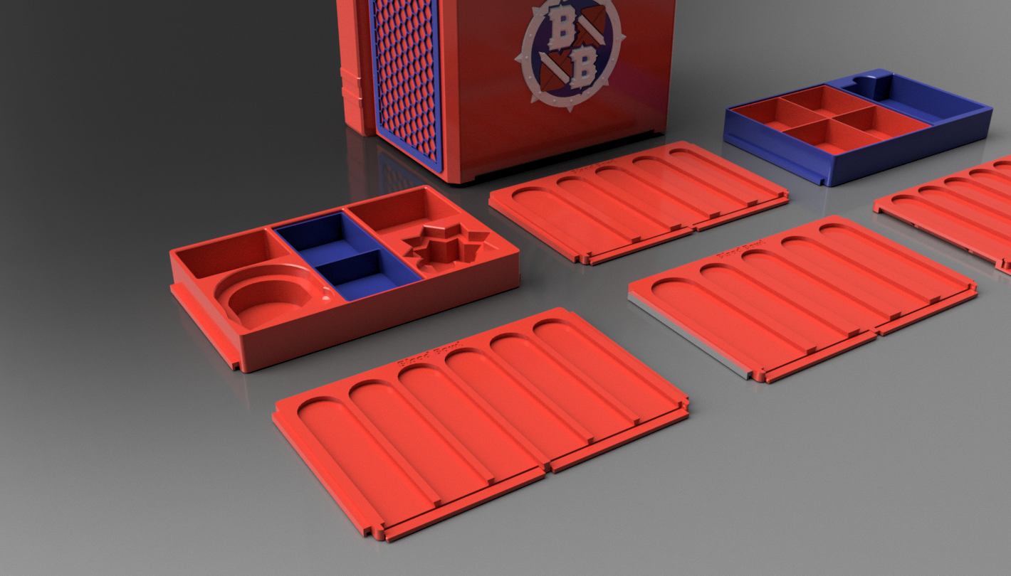 Blood Bowl Tray Pack- .STL Digital Download