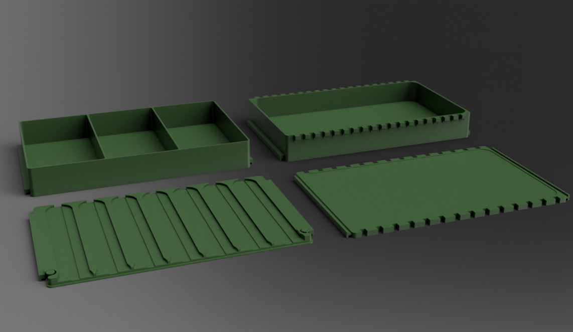 3D Printed War-Ganizer Starter Tray Pack