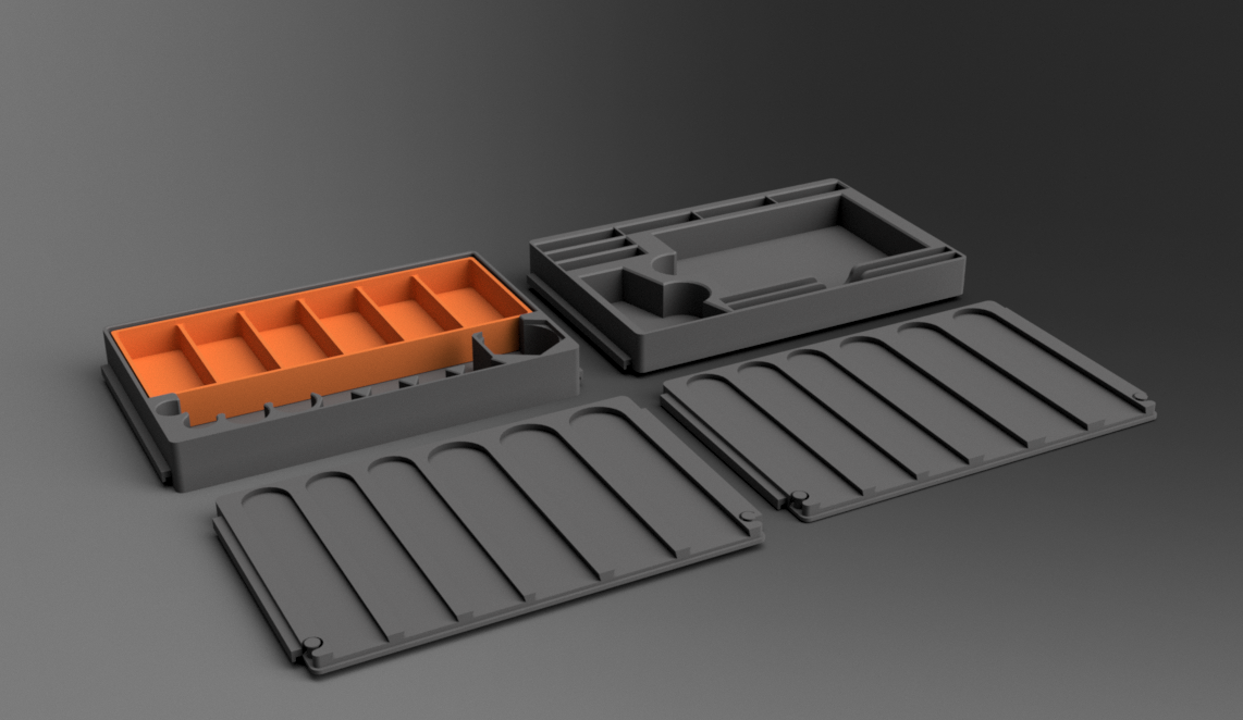 3D Printed War-Ganizer Starter Tray Pack
