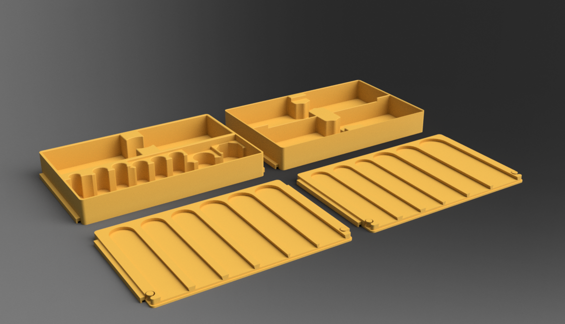 3D Printed War-Ganizer Starter Tray Pack
