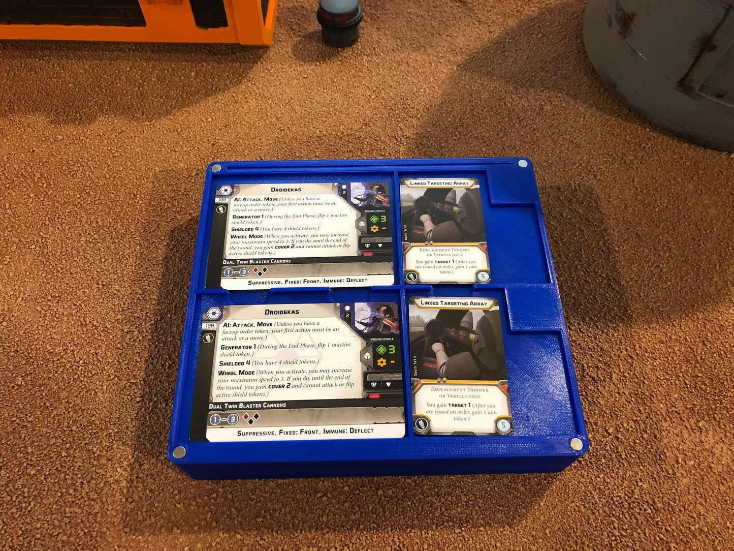 Star Wars Legion Stackable Unit Tray w/ Folding Legs .STL Download