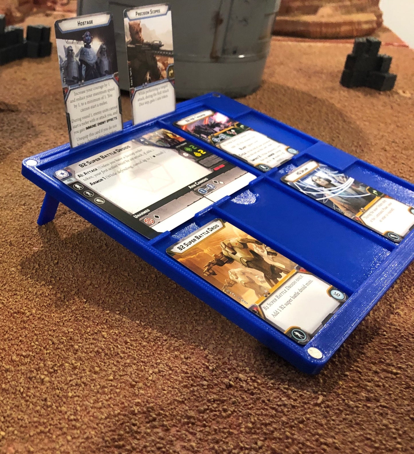 Star Wars Legion Stackable Unit Tray w/ Folding Legs .STL Download