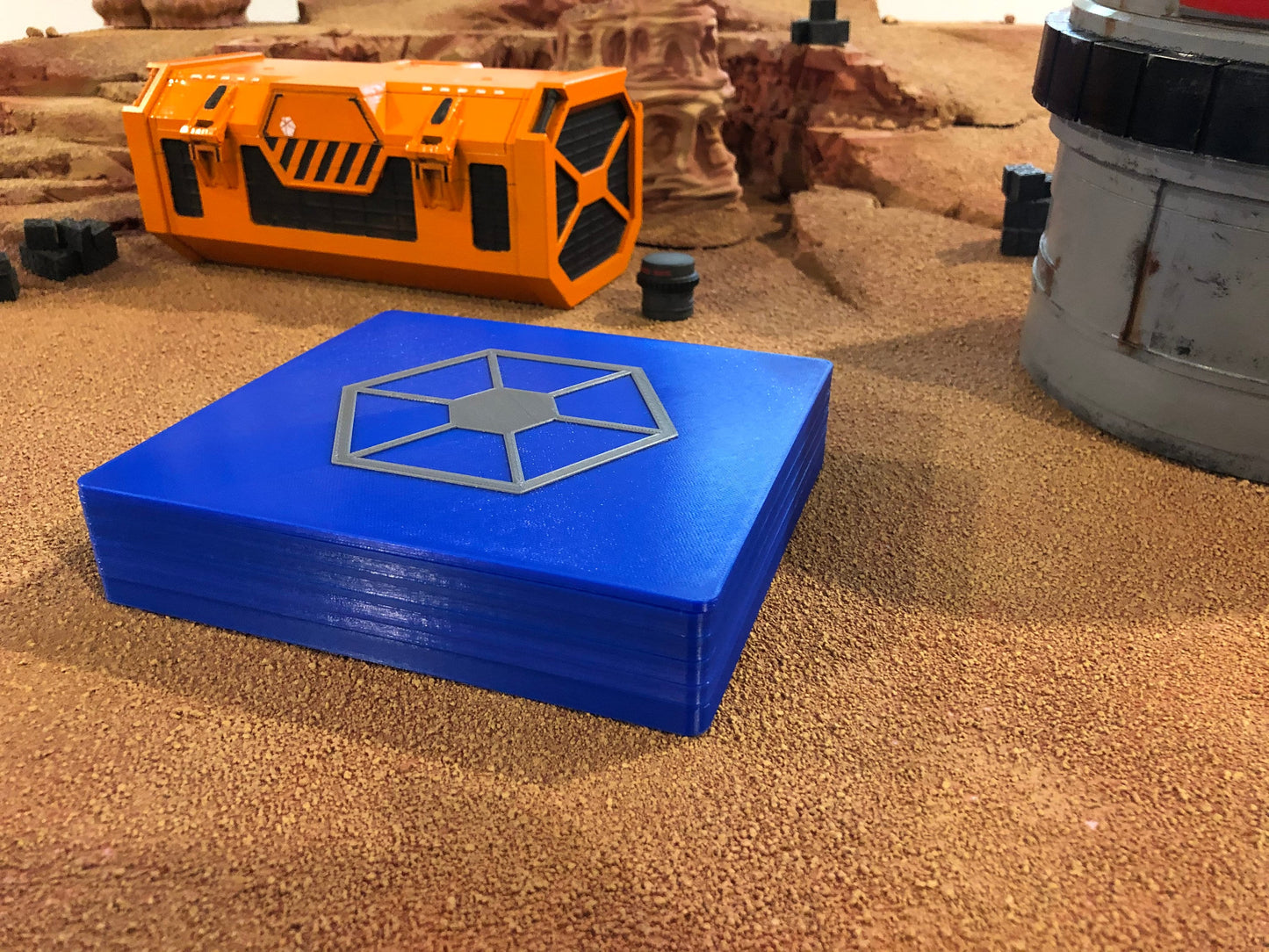 Star Wars Legion Stackable Unit Tray w/ Folding Legs .STL Download