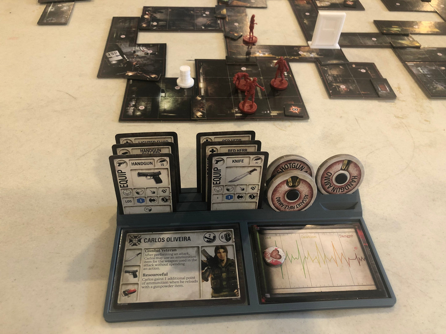 Resident Evil The Board Game Character Dashboard .STL Digital Download