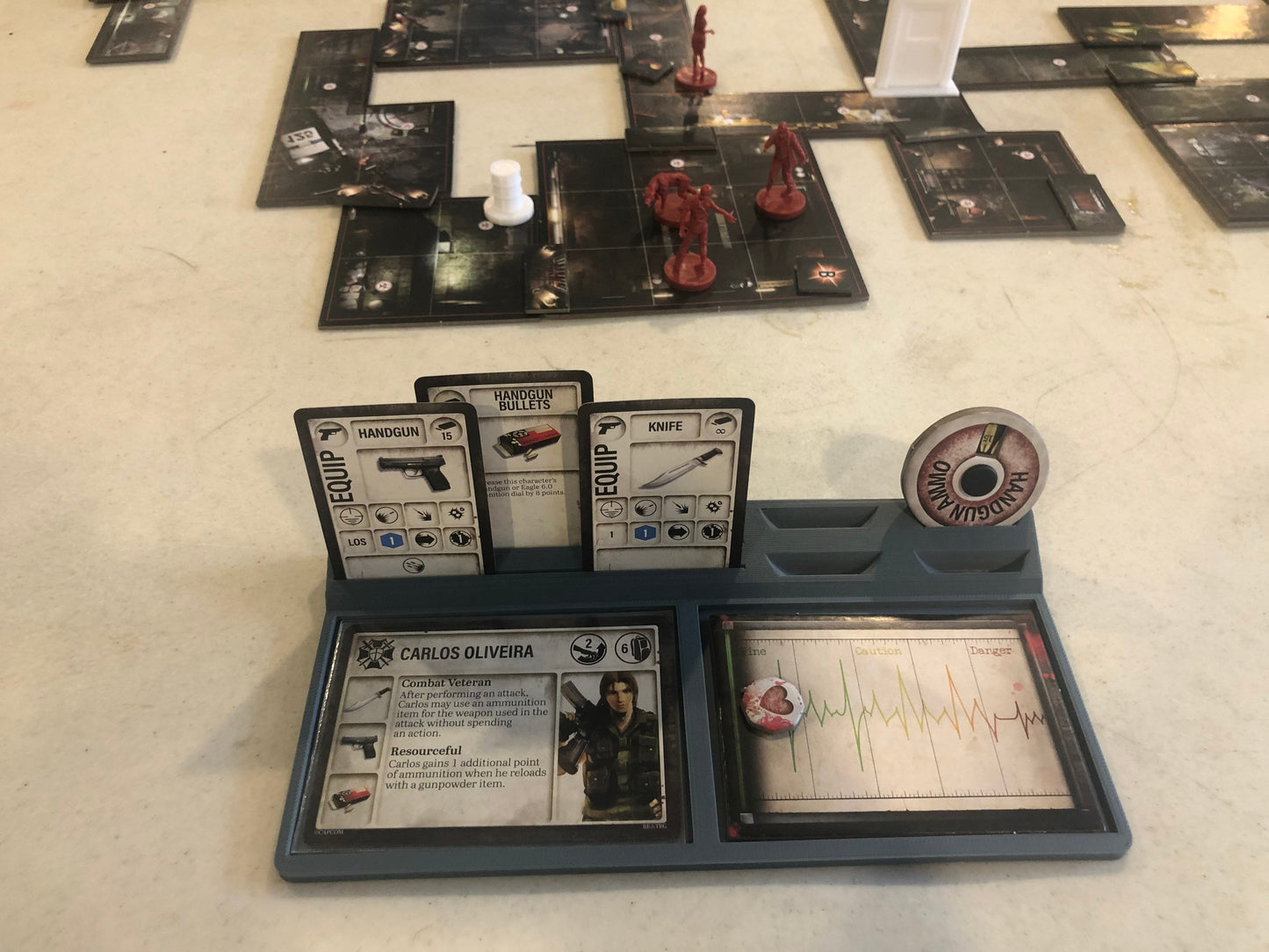 Resident Evil The Board Game Character Dashboard .STL Digital Download