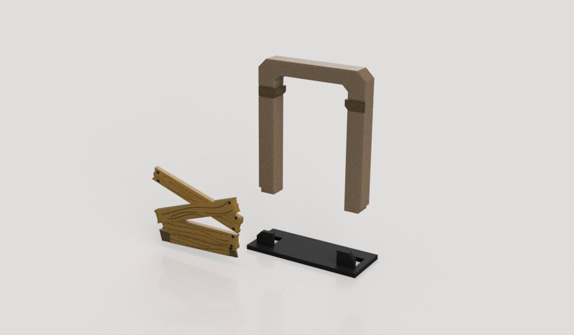 Board Game Doors .STL Digital Download