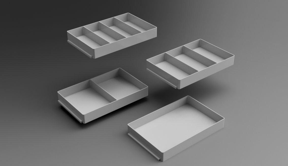 War-Ganizer Universal Tray Pack .STL Download