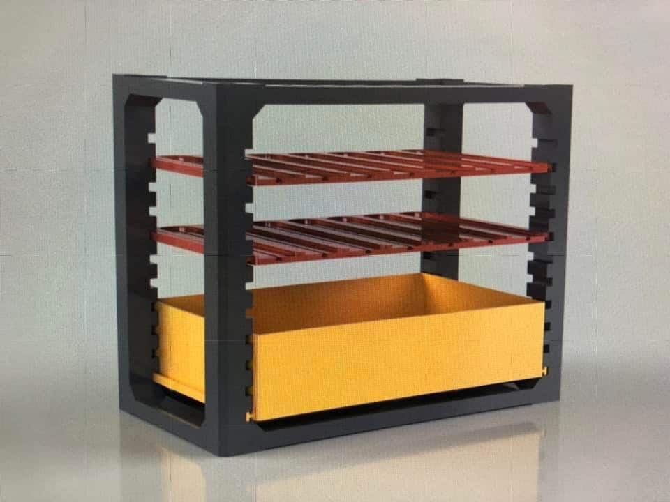 War-Ganizer Storage Rack Version 2 - STL Download