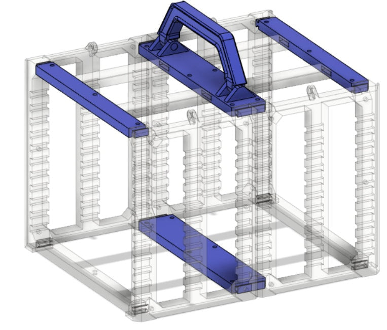 War-Ganizer 1.5 Back 2 Back Upgrade Kit .STL Digital Download