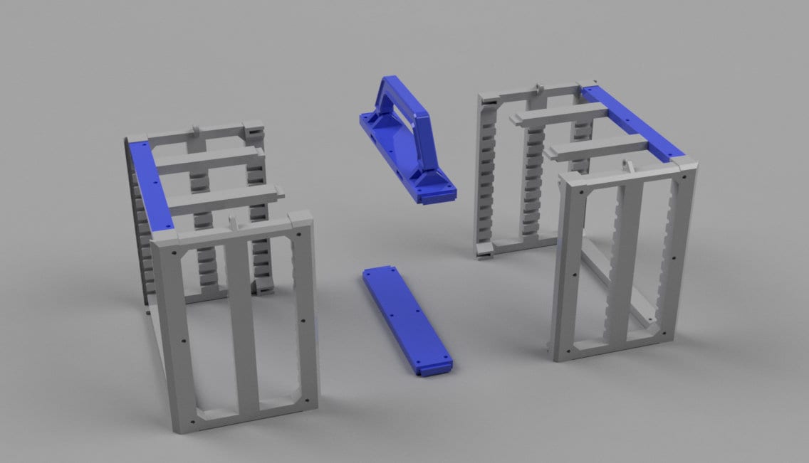 War-Ganizer 1.5 Back 2 Back Upgrade Kit .STL Digital Download
