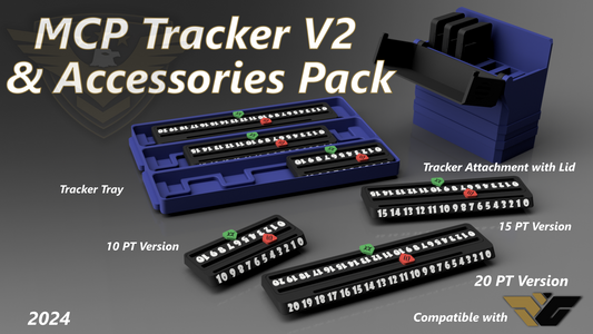 All New MCP Tracker 2.0 And Accessories Pack - .STL Digital Download